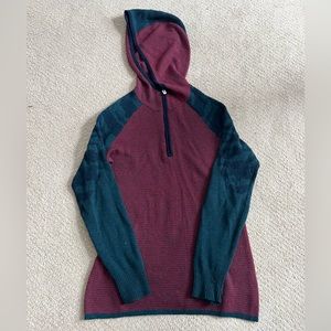 Smartwool half zip two tone sweater